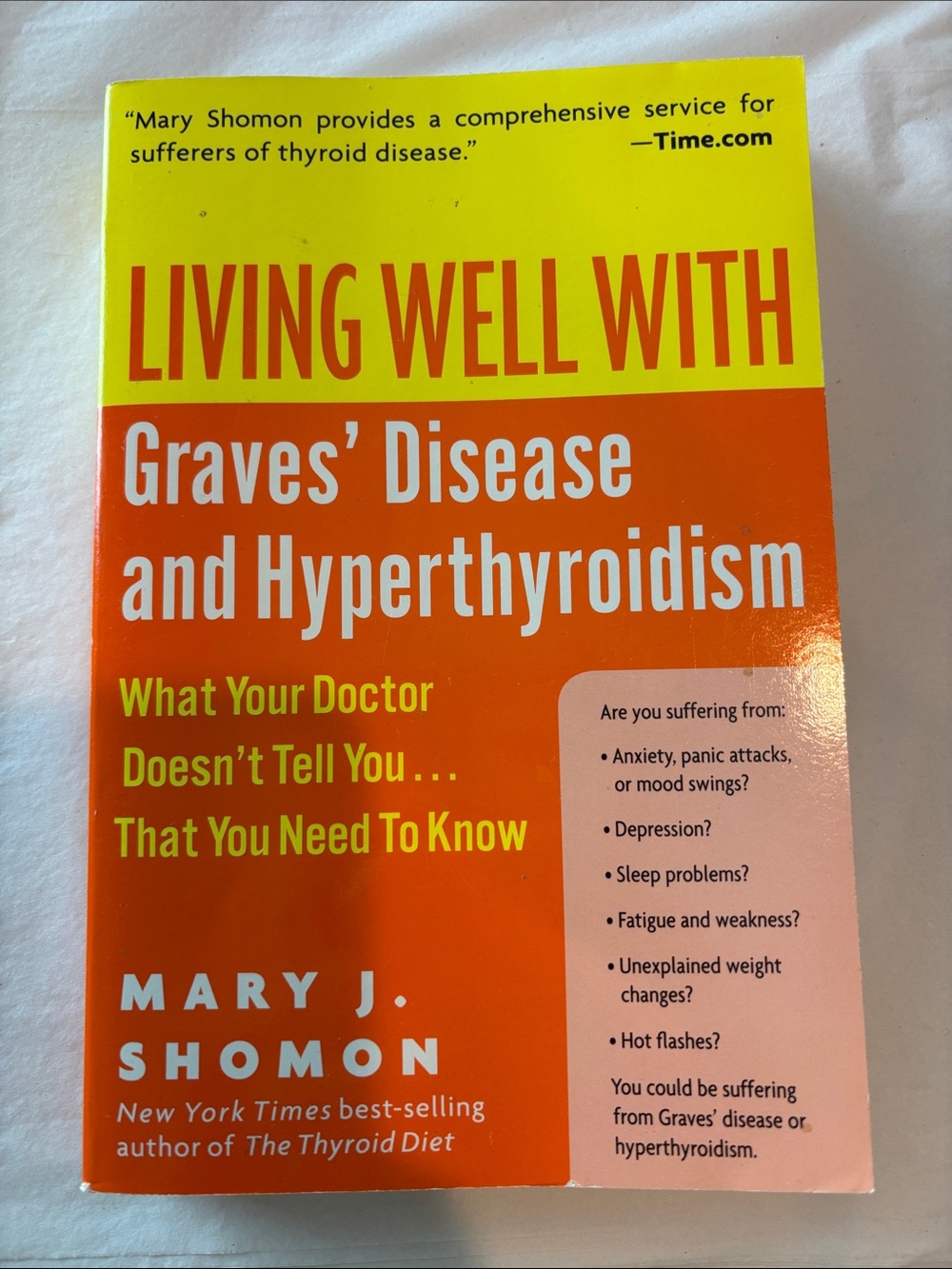 Living well with Graves Disease and Hyperthyroidism by Mary J Shomon